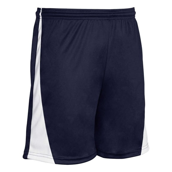 Champro Adult Sweeper Soccer Shorts Navy White Extra Large