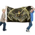 thumbnail image 2 of Black Adam Bandera impresa con temática, regalo perfecto para fanáticos, amigos y familiares, y adecuada para actividades al aire libre e interiores, decoraciones de fiesta. 90 cm × 150 cm., 2 of 6