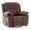 Mocha2, variant on Ketaiyou Power Swivel Rocker Recliner Chair with Massage, USB and Type-C Port, Large Electric Fabric Rocking Reclining Sofa Chair for Living Room (Brown)