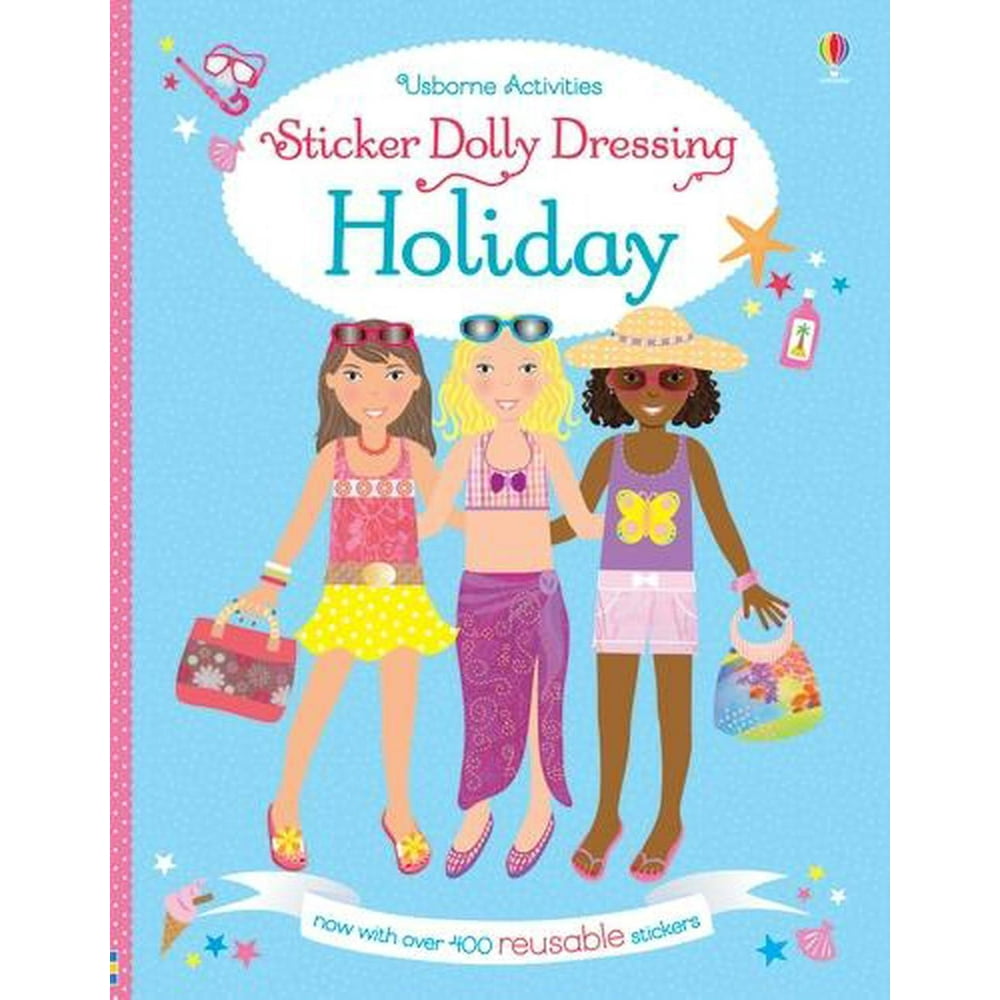 Sticker Dolly Dressing on Holiday (Paperback)