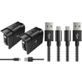 thumbnail image 1 of 6amLifestyle 2 Pack Rechargeable Xbox Controller Battery Pack,40H Playtime, 2 Pack Charger Cable, 10FT Extra Long Charging Cables, Fast Charging, for Xbox & other Controllers, 1 of 9