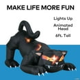 thumbnail image 3 of Gemmy 552191 LED Halloween Decoration, Inflatable Animated Cat - Quantity 1, 3 of 5