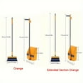 thumbnail image 4 of 1set, Household Broom And Dustpan Set, Long Handle Floor Cleaning Broom Dustpan Set, Rotatable Broom And Dustpan With Comb Tooth, To Remove Dust And Garbage, For Home, Kitchen, Room, Office, 4 of 4