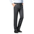 thumbnail image 6 of Ayfxijin Men's Pants Casual High - Elasticity Suit Pants Wrinkle - Resilient High - Waisted Non - Iron Business Formal Men's Pants, 6 of 9