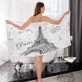 thumbnail image 7 of Dreamtimes Paris Eiffel Tower Bath Towels Set 1 Bath Towel 1 Washcloth Extra Absorbent 100% Cotton Towels, Super Soft Bathroom Towels for Home, Hotel, 7 of 7