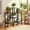 Black, variant on ELLEGNT 6-Tier Plastic Storage Shelves with Modular Design - Open Utility Shelving Unit White