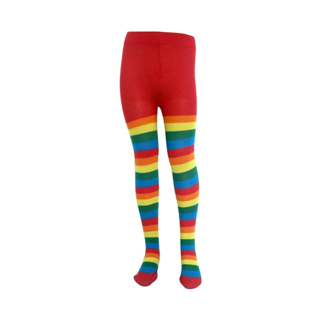 Kids Sock Product Classification Girls' Striped Tights for Children - Accessory with Carnival Theme