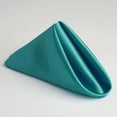 thumbnail image 5 of Efavormart 20"x20" Turquoise Wholesale SATIN Linen Napkins For Wedding Birthday Restaurant Party Tableware Decoration - 25 PCS, 5 of 7