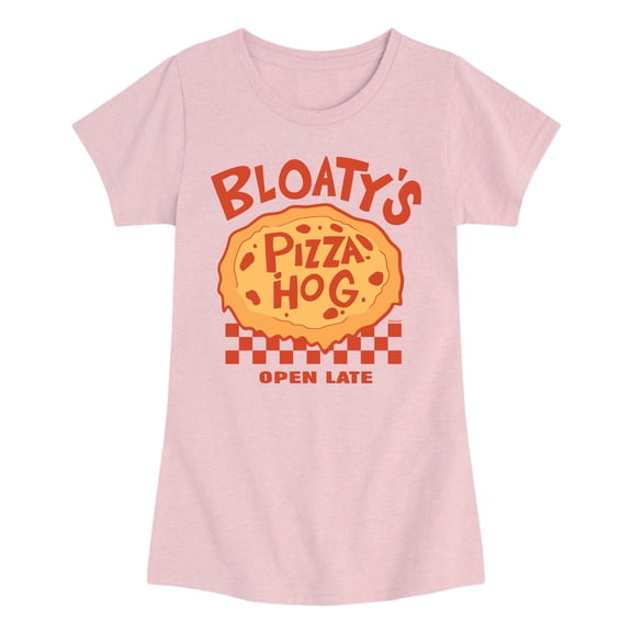 Invader Zim - Bloaty's Pizza Hog - Youth Girls Fitted Short Sleeve T-Shirt