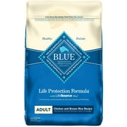 Blue Buffalo Life Protection Formula Adult Dog Food – Natural Dry Dog Food for Adult Dogs – Chicken and Brown Rice – 15 lb. Bag