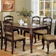 thumbnail image 2 of Bowery Hill Transitional Wood Carved Dining Table in Dark Walnut, 2 of 7