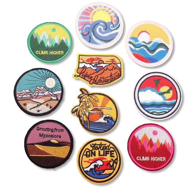 cussons Thermocollants, Pour Enfants Et Adultes, Sets D'cussons De 10 Pices, Patches En Tissu Coudre Et Broderie, Pour Jeans/vestons/chemises/chap