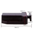 thumbnail image 2 of Push-Button Door Latch with Touch Release Mechanism, 2 of 4