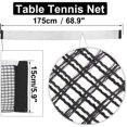 thumbnail image 2 of Yuarrent Red de tenis de de 4 cuerdas, red de repuesto de ping-pong de poliéster de 1,8 m para interior, exterior, escuela, gimnasio, suministros de Tenis de Yuarrent OD2717-00B, 2 of 6