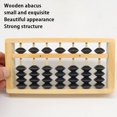 thumbnail image 4 of Ábaco de madera de 5 cuentas para niños, herramienta de cálculo aritmética de matemáticas, ligera, pequeña, juguetes educativos para estudiantes, 7 columnas, 4 of 4