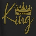 thumbnail image 5 of Wild Bobby, King Queen Couples Tee Matching Valentine's Day Shirts , Black, Mens S-Womens S, 5 of 6