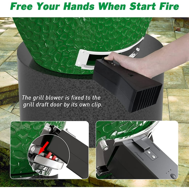 Big green egg clearance blower