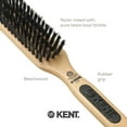 thumbnail image 5 of Kent PF06 Natural Wood Boar Bristle Brush - Straightening and Styling Brush for Short to Medium Length Hair, Travel and Smoothing Brush, 5 of 6
