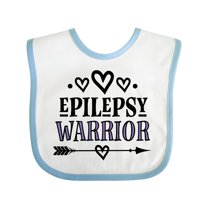 Inktastic Epilepsy Warrior Awareness Support Girls Baby Bib