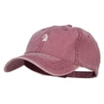 thumbnail image 2 of Mini Chess Knight Embroidered Washed Cap - Maroon OSFM, 2 of 5