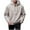 Gray, variant on LpwkSSA Men's Long Sleeved Hooded Sweatshirt Soft Breathable Fabric Loose Fit Casual Outdoor Fashion Ideal for Summer Daily Wear Black XXL