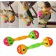 thumbnail image 4 of 2 uds pájaro loro juguete pájaros divertido ejercicio plástico campana de doble cabeza juguetes para mascotas pájaros pequeños y medianos juguete para pies forrajeros, 4 of 5
