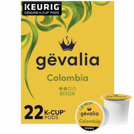 Gevalia Colombia Medium Roast K-Cup® Coffee Pods, 22 ct Box(2 pack)