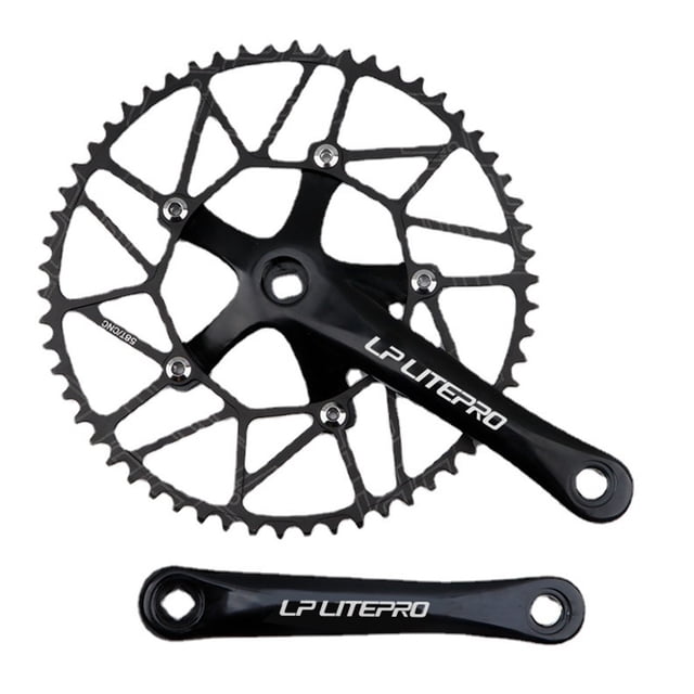 Bgsha Pédalier Ultraléger Creux 130BCD 50-58t Plateau Vélo Manivelle 170mm
