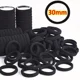 thumbnail image 1 of 10/100 Uds. Bandas básicas negras para el cabello para mujeres y niñas, cuerdas de goma simples de alta elasticidad, diadema, lazos, coleteros de 2-5c, 1 of 5