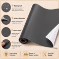 thumbnail image 4 of 24" x 54" Self-Adhesive Leather Repair Patch Roll, Peel & Stick Vinyl Repair Tape for Sofa, Couch, Car Seats & Furniture (Dark Gray), 4 of 6