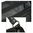 thumbnail image 4 of GEZHEN Fashion Ladies Solid Color Large Capacity Leather Shoulder Bag Messenger Bag Shoulder Bag Solid Color Zipper Multi-layered Shoulder Bag Shoulder Bag Shoulder Bag, 4 of 8