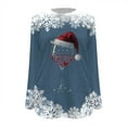 thumbnail image 5 of Shadoumai Christmas Sweater Femme Durable Léger Tricot Hiver Haut de Noël Femme Rouge Col Rond Christmas Sweater, 5 of 5