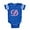 Royal Blue, variant on CafePress - D Pink Initial_Tr - Cute Infant Baby Football Bodysuit