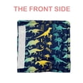 thumbnail image 3 of Funda de cojín para asiento de coche de bebé, correa, estampado de dinosaurios, 3 of 9
