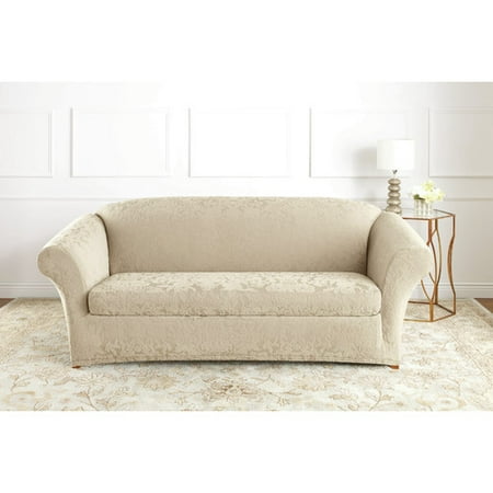 Sure Fit Stretch Jacquard Damask Sofa, Camelback Sofa Slipcover Pattern