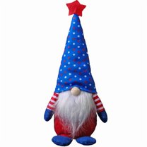 OAVQHLG3B 4th of July Gnome Plush Doll Decoration Patriotic Gnomes Decoration for Memorial Independence Day,Handmade Swedish Tomte Gnomes Table Ornaments Gift for Home Office Decor
