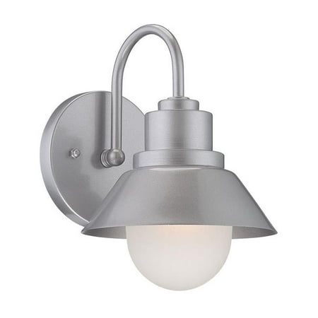 

HomeRoots 398552 9 x 6 x 7.5 in. Astro 1-Light Brushed Steel Wall Light