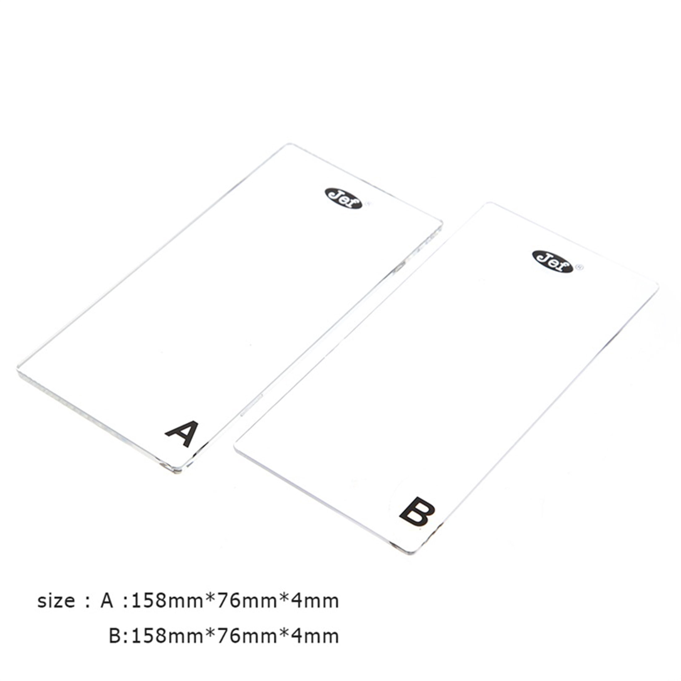 Briartw White Die Cutting Machines and 2 Acrylic Plate for Crafting,Diy Die Manual Embossing Machine Scrapbooking Cutter Dies Machine Paper Card Making Craft Tool