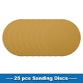thumbnail image 3 of Discos de Lijado Únicos Bargains 8 Pulgadas 320 Grano Redondo de Papel de Lija con Gancho y Bucle Óxido de Aluminio Amarillo 25 Pcs, 3 of 6