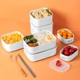 thumbnail image 5 of Food Storage Box Lunch Box with Lids Meal Prep Containers Airtight Glass for Food, Salad and Snack Box Premium Bento Box, 5 of 9