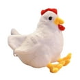 thumbnail image 2 of Zxpjkyu Plush Chicken Doll Animal Plush Doll Home Decorative Cute Figure Chicken Stuffed white 40cm, 2 of 9