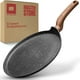 thumbnail image 1 of Ultrachef Crepera con Revestimiento Antiadherente de Piedra de Alemania 100% libre de PFOA, Comal de Cocina. Gris, 32 cm, 1 of 7