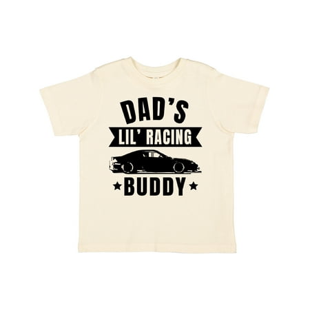 

Inktastic Dads Lil Racing Buddy Boys or Girls Toddler T-Shirt