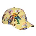 thumbnail image 3 of Naloa Original Classic Low Profile Hat Men Women Baseball Cap Dad Hat Adjustable Unconstructed Beautiful Bright Birds And Flowers Print Cap, 3 of 9