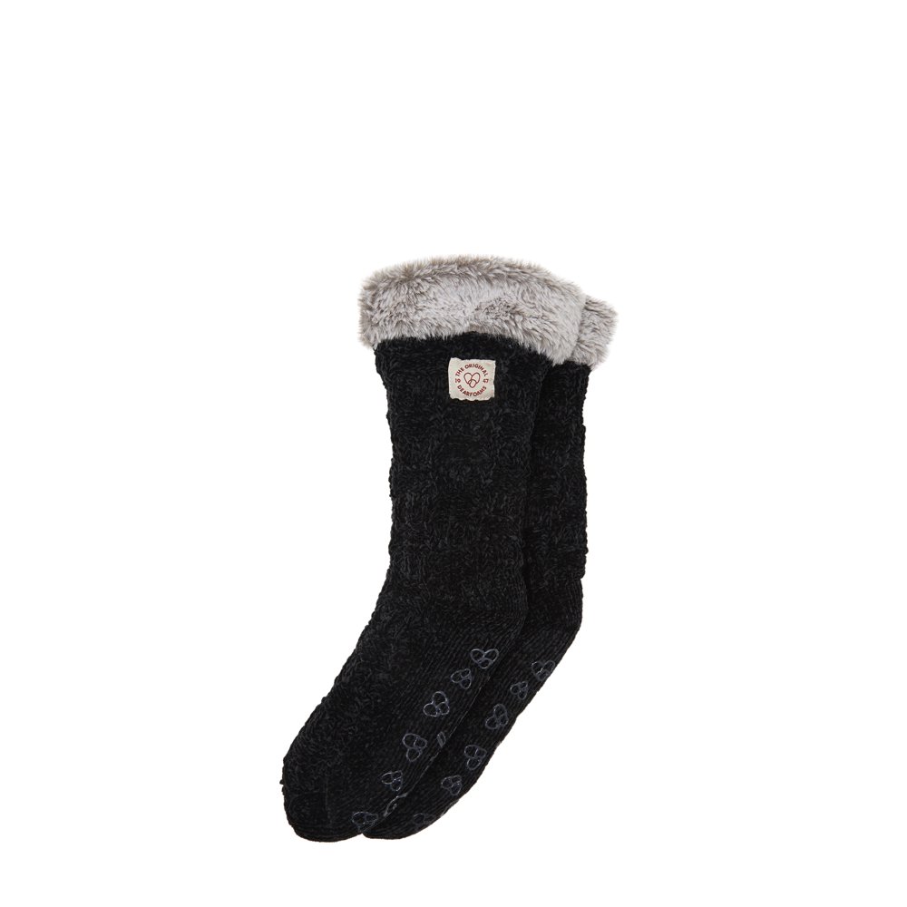 Dearfoams Dearfoams Chenille Knit Blizzard Slipper Socks Walmart