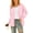 Pink, variant on Aiyino Women's Long Sleeve Knit Cardigan Sweater Basic V Neck Button Down Knitwear Winter Tops,Red S