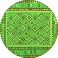 thumbnail image 1 of Ahgly Company Indoor Round Southwestern Green Country Area Rugs, 7' Round, 1 of 1
