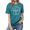 Green, variant on Autism Awareness T Shirts for Women 2026 Summer Casual Short Sleeve Crewneck Graphic Tees