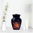 thumbnail image 6 of Teddy Bear Cremation Urns For Adult Ashes Men, Black Little Memorial Urns For Funeral, Purple Keepsake Urn For Human Ashes, Small Decorative Urn For Mom And Dad, 3inch, 6 of 7