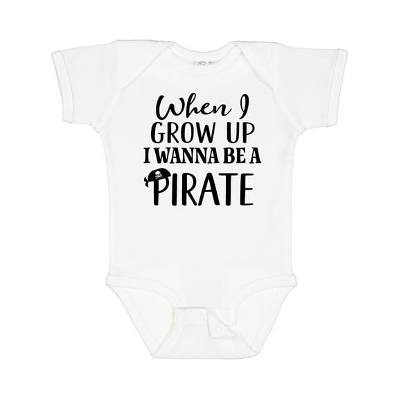 Inktastic Pirate Future Childs Boys or Girls Baby Bodysuit